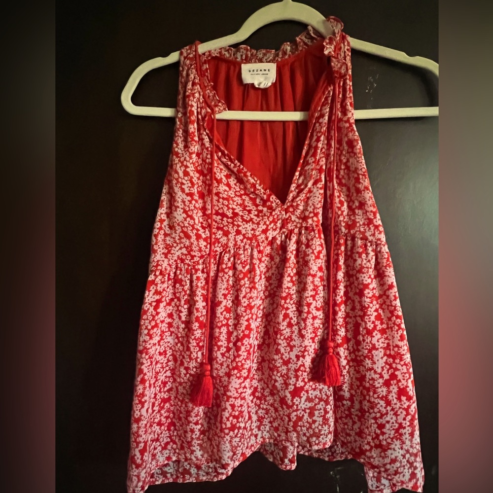 COPY - Sezane flowy top